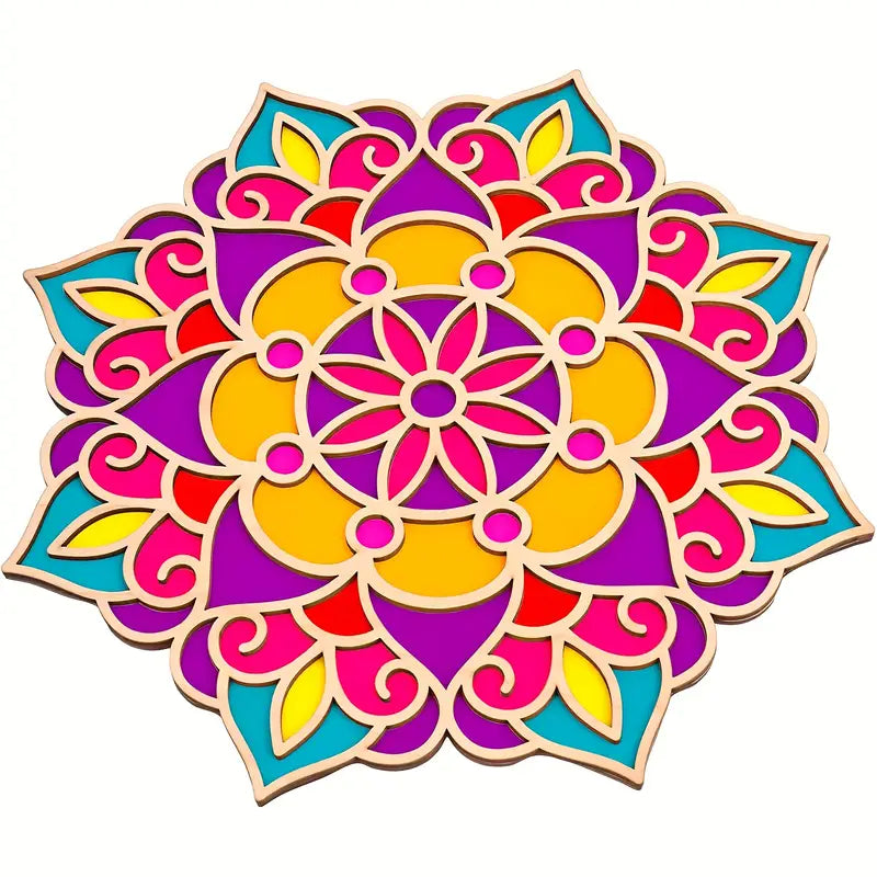 Rangoli Making Kit Includes Magic Tool (4 inch)