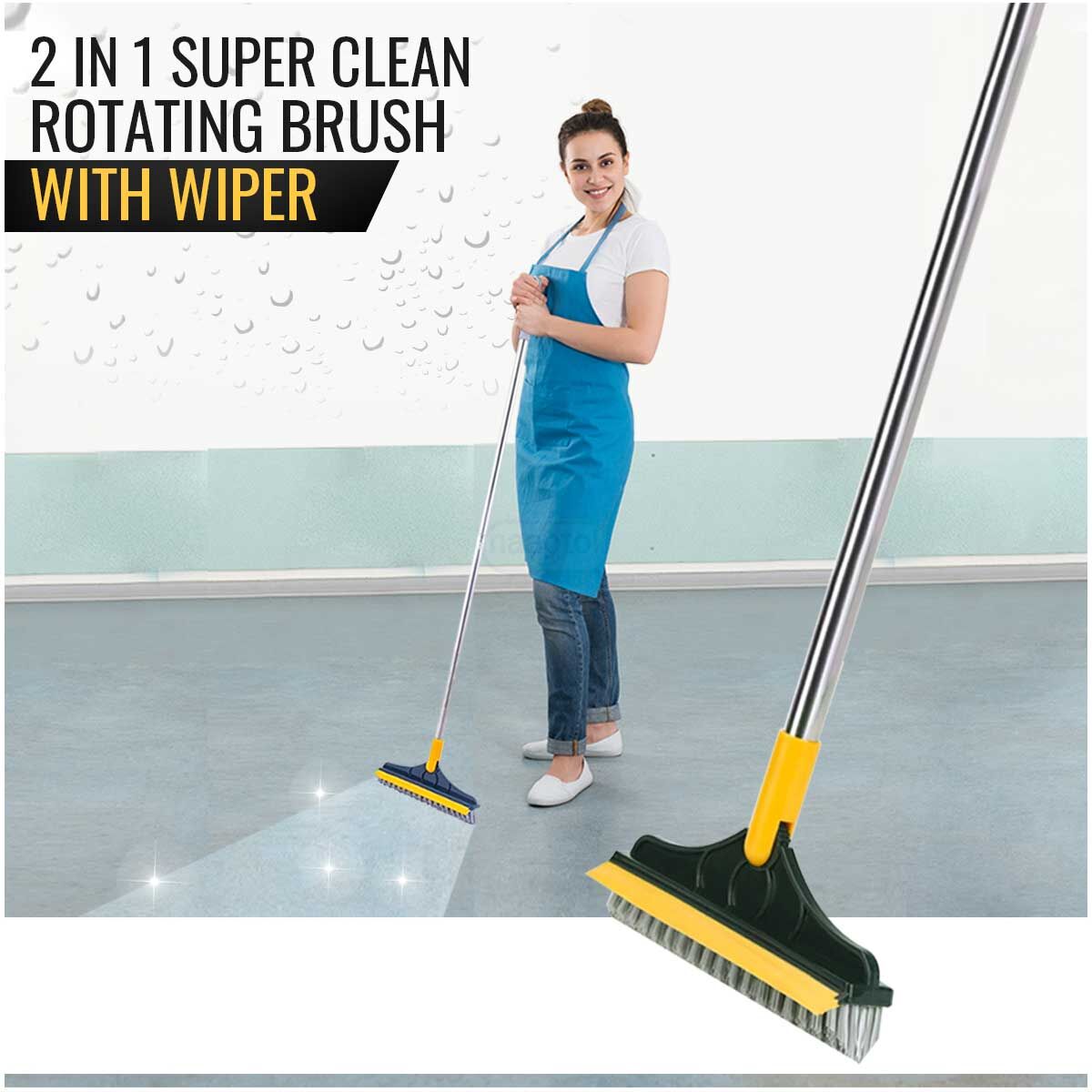 2 in 1 Floor Brush Scrubber