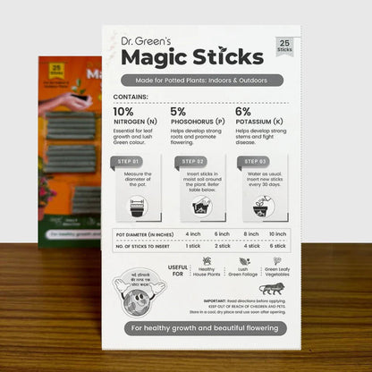 Magic Plant Grow Fertilizer Sticks (Buy 25 Sticks Get 25 Sticks Free)