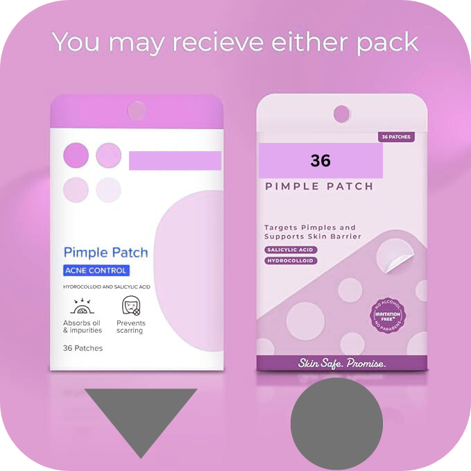 Face Acne Pimple Patch - Pack of 36