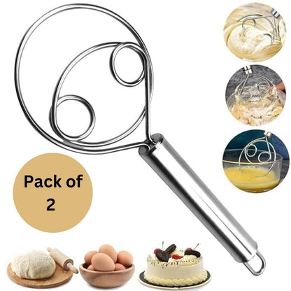 Stainless Steel Magic Dough Whisk (Buy 1 Get 1 Free)