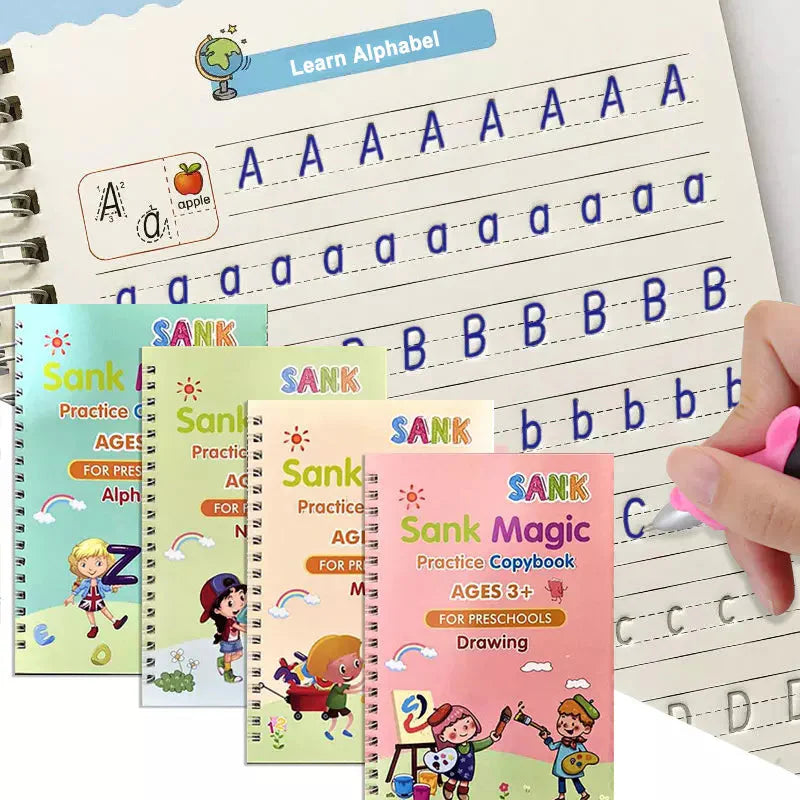 Magic Book Buy 1 set & Get 1 set FREE!!! ( 8 Book + 20 Refill+2 Pen+2 Grip )