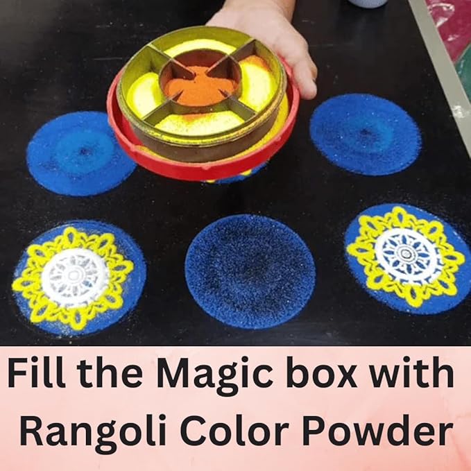Rangoli Making Kit Includes Magic Tool (4 inch)