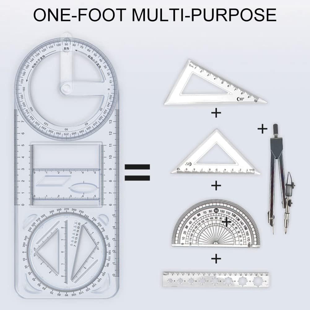 Multifunctional Geometric Ruler Multifunctional Student