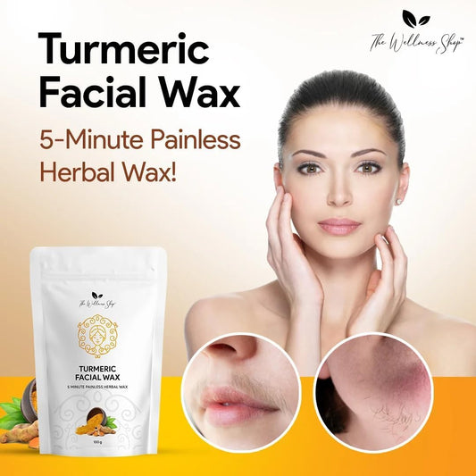 Painless Turmeric Facial Wax