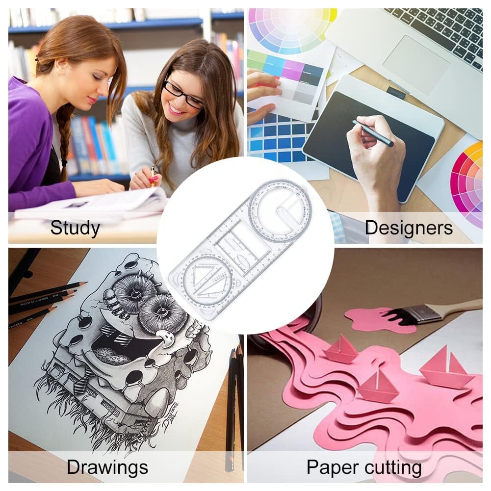 Multifunctional Geometric Ruler Multifunctional Student