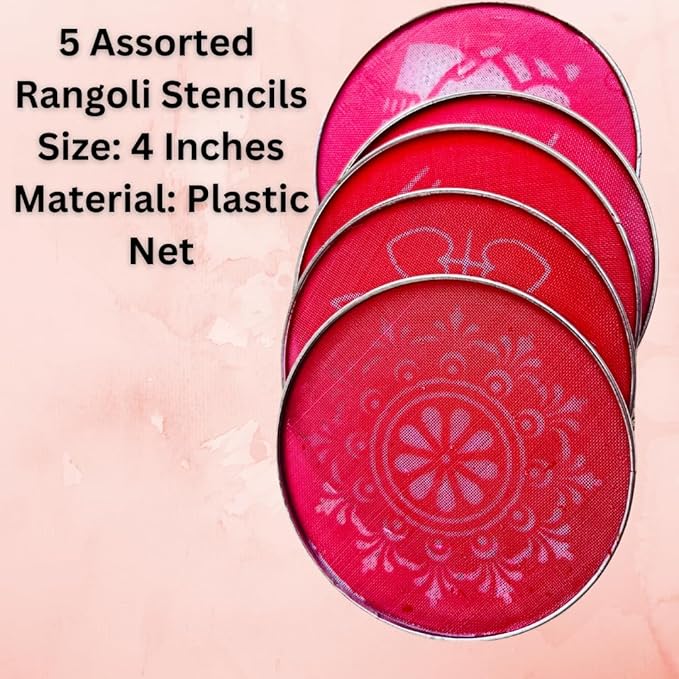 Rangoli Making Kit Includes Magic Tool (4 inch)