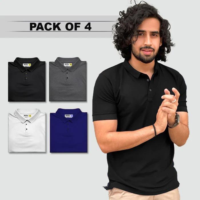 Imported Premium Polo T-Shirt (Buy 2 Get 2 Free)