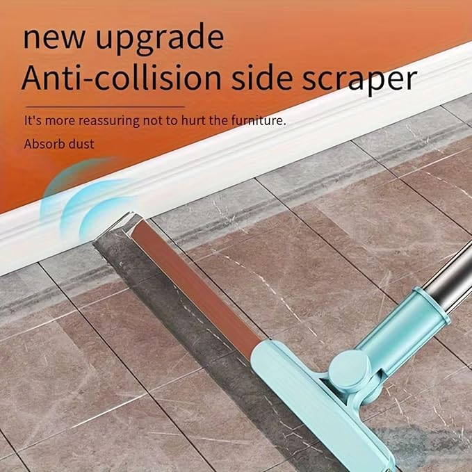 Multifunctional 180° Rotating Magic Wiper Mop