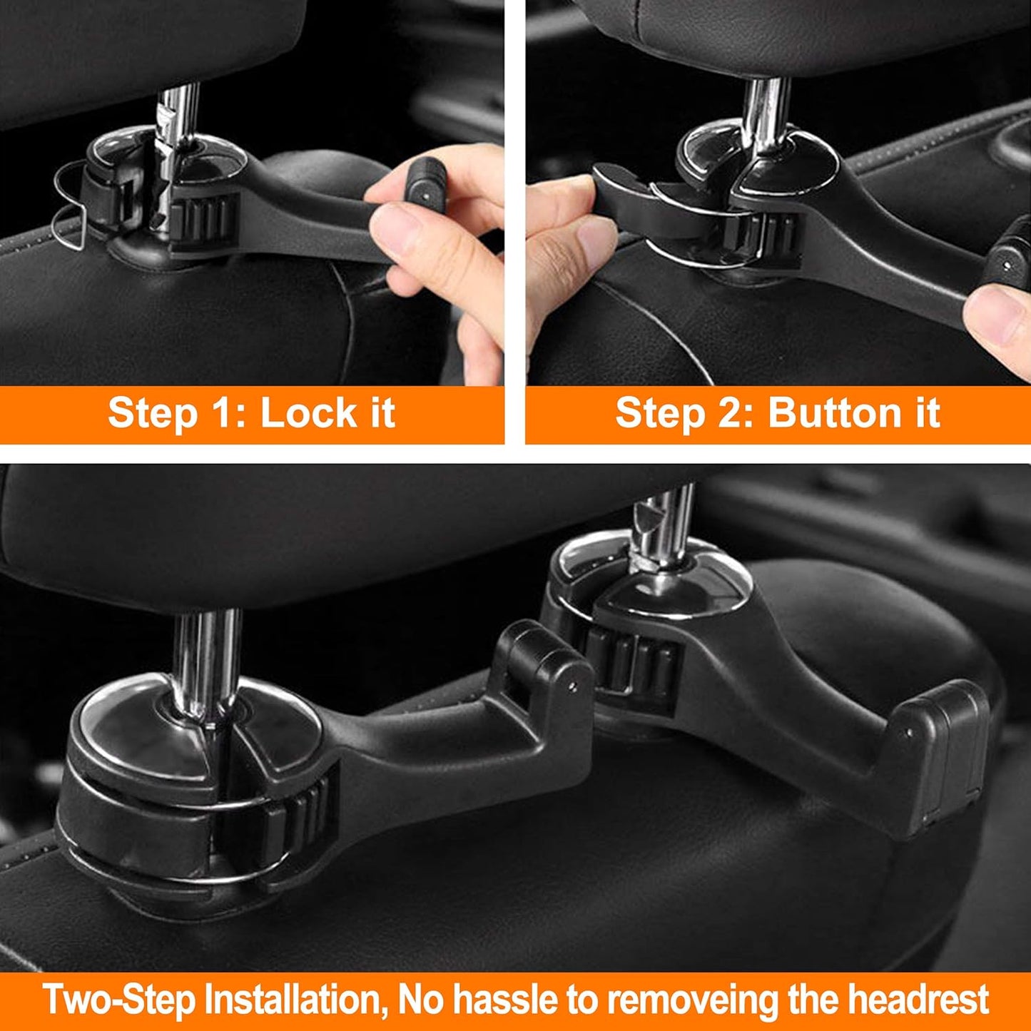 Car Seat Back Hooks (Buy 1 Get 1 Free)