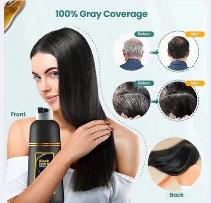 3-IN-1 BLACK HAIR DYE SHAMPOO (BUY 1 GET 1 FREE)