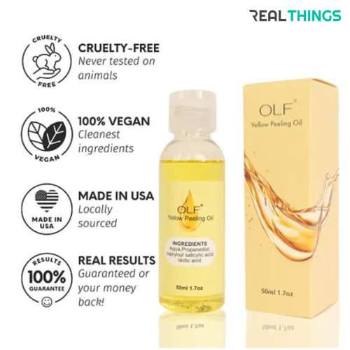 Yellow Peeling Oil for Dark Skin (Buy 1 Get 1 Free)