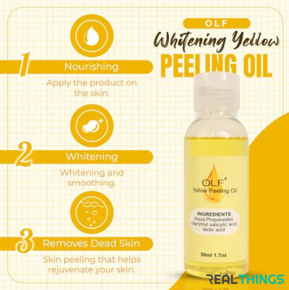 Yellow Peeling Oil for Dark Skin (Buy 1 Get 1 Free)