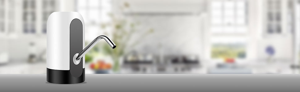 Automatic Wireless Water Can Dispenser Pump for 20 Litre Bottle Can, with Low Noise & High Efficiency