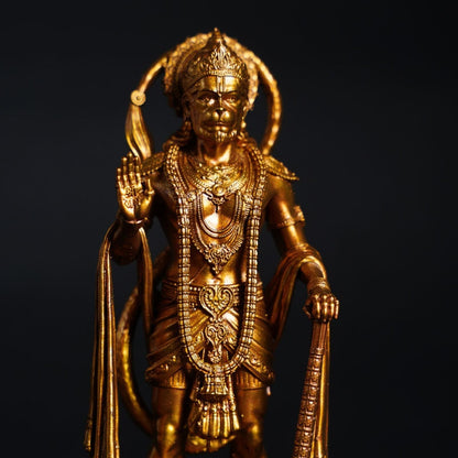 King of Sarangpur Hanuman ji Antique Gold