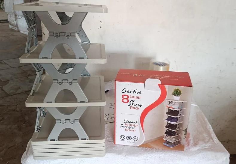 Smart Foldable Shoes Shelf 4 Tier Shoe Rack